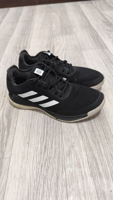 Кроссовки и спортивная обувь: Мужские кроссовки, 42, Adidas, Б/у, цвет - Черный, Платная доставка