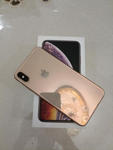 iphone dubay 13: IPhone Xs Max, 64 GB, Qızılı, Face ID