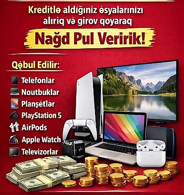 airpodslar: Xidmət: Girov qarşılığında nağd pul Təsvir: - Kreditlə aldığınız — 1