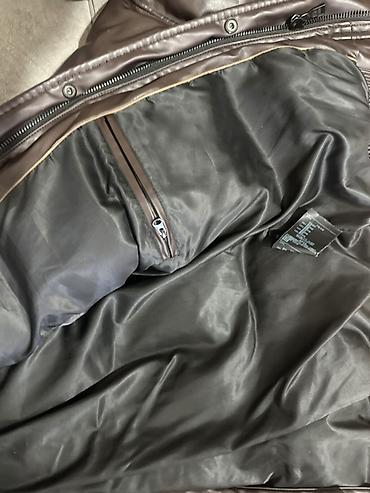 эрмен чоп: Куртка ZEGNA в стиле пуховика из гладкого материала с кожаным — 3