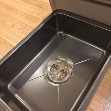 Mətbəx çanaqları: Yeni Kvadrat Mətbəx çanağı, Paslanmaz polad, Pulsuz çatdırılma — 9