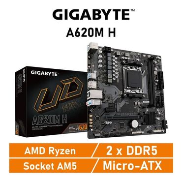 ddr: Энелик плата, Жаңы, Gigabyte, AM5, Micro-ATX, ПК үчүн