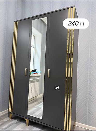 Dolablar: *3 Qapılı Dolab* – Sifarişlə Hazırlanır Ölçü: 120 × 47 × 200 Rəng — 1