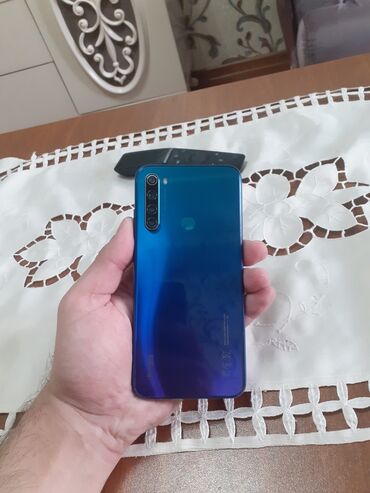 Xiaomi: Xiaomi Redmi Note 8 Pro, 64 GB, rəng - Göy, 
 Zəmanət, Sensor, Barmaq izi