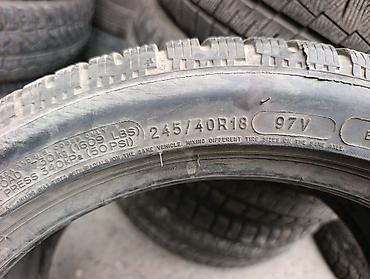 infinity qx56: Шины 245 / 40 / R 18, Зима, Б/у, 1 шт, Легковые, Германия, Michelin — 2