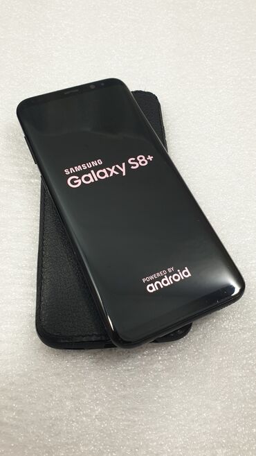 j 5: Samsung Galaxy S8 Plus, Колдонулган, 64 ГБ, түсү - Кара, 2 SIM