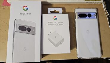 поко ф7 ультра: Google Pixel 7 Pro, Жаңы, 128 ГБ, түсү - Ак, 1 SIM