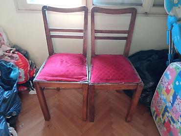 uradi sam namestaj: Prodajem 9 drvenih stolica u kompletu. Idealna prilika za stolare — 4