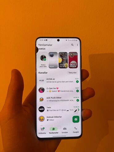 Avtoelektronika: Samsung Galaxy S20, 128 GB, rəng - Boz, Sensor