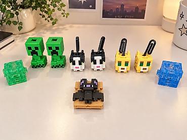 Игрушечные фигурки: Minecraft temalı mini fiqurlar dəsti - Dizayn: Piksel üslubunda — 1