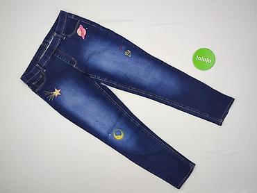 suknia na wesele plus size: Spodnie jeansowe, 14 lat, 158/164, stan - Dobry — 2