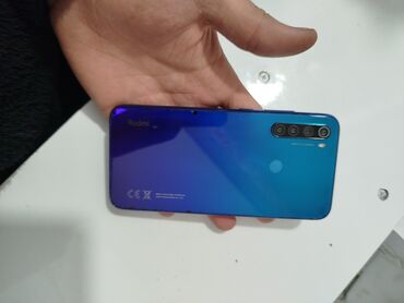 Xiaomi: Xiaomi Redmi Note 8, 64 GB, rəng - Göy, 
 Düyməli, Barmaq izi, İki sim kartlı