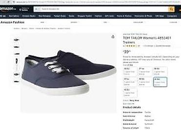 Patike: TOM TAILOR ženske patike – model 4892401 - Boja: tamno plava (Navy — 8