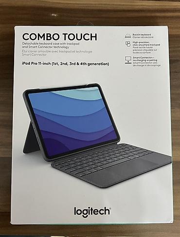 ipad 6 plus: Logitech Combo Touch – iPad Pro 11" üçün klaviaturalı qoruyucu futlyar — 3