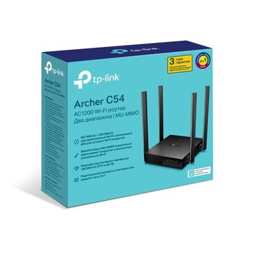 Другие аксессуары для компьютеров и ноутбуков: Продаю роутер Tp-link archer c54 новый,
Вскрытый но не использованный