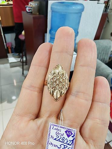 zergerlik: Toy, Üzük, Sarı qızıl, 585 Əyar, Qaşsız — 1