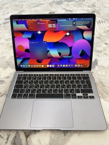 макбук эйр м1 бишкек: Ноутбук, Apple, Apple M1, 13.3 ", Жаңы, Жумуш, окуу үчүн