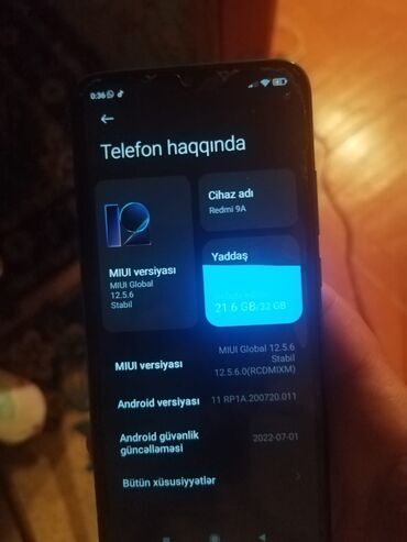 telefon redmi 9: Xiaomi Redmi 9A, 32 GB, rəng - Mavi