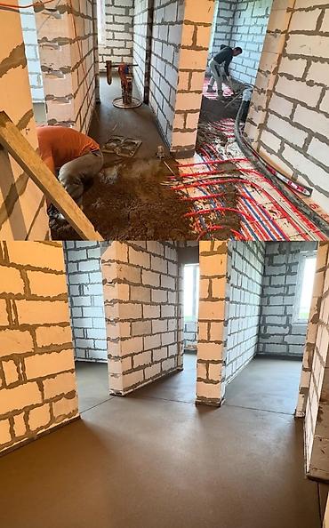 Напольные работы: Стяжка пола | Наливные полы Больше 6 лет опыта — 8