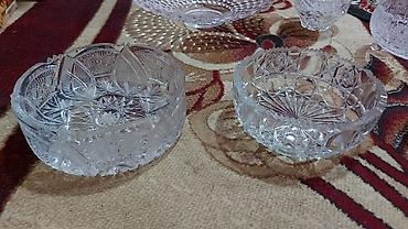 Kristal qablar dəsti - Material: qalın, şəffaf kristal şüşə - lalafo.az -da Kristal qablar dəsti - Material: qalın, şəffaf kristal şüşə -