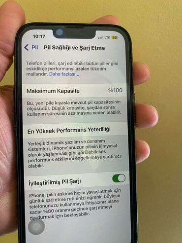 Apple iPhone: IPhone 13, 256 GB, Midnight, Zəmanət, Barmaq izi, Simsiz şarj