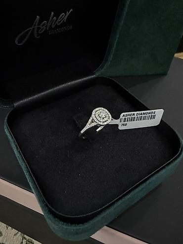 вакуумный колокол цена: Продаю кольцо Asher Diamonds 750 проба, белое золото,вставки — 2