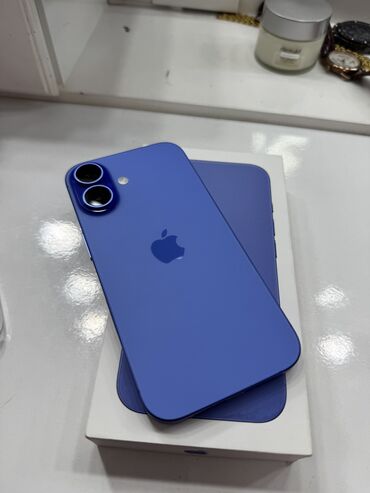 Apple iPhone: IPhone 16, 128 GB, Mavi, Face ID