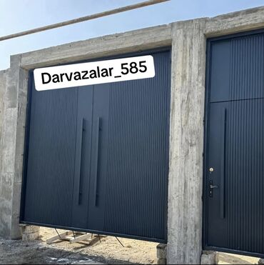 Həyət darvazaları: Yeni Dəmir Həyət darvazası, 450 m, Mexaniki, Qapı ilə, rəng - Qara, Kredit yoxdur, Ödənişli quraşdırma, Ödənişli çatdırılma, Rayonlara çatdırılma — 33