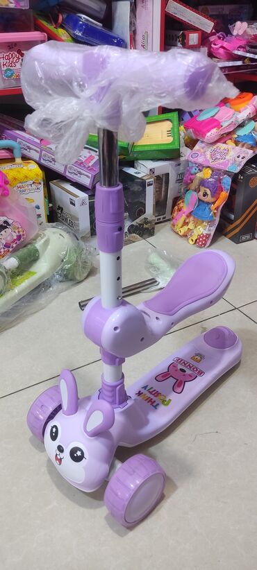 Детские самокаты: Детский самокат, Трёхколёсный, Новый — 7