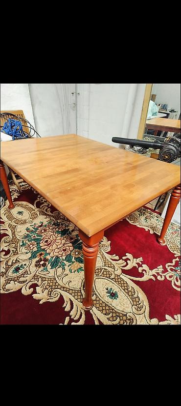 Столы и стулья для зала: Стол и стул для зала, Б/у, Самовывоз, цвет - Коричневый — 3