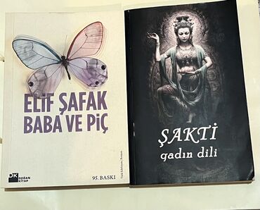 qadın üçün idman üslublu kupalniklər: Elif Şafak Baba ve Piç və Şakti qadın dili ikisi birlikdə 7 manat