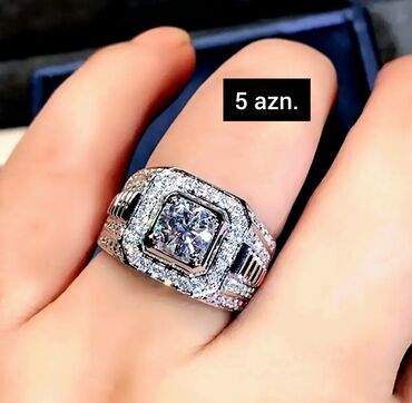 Üzüklər: YENİ, DƏBLİ, PASLANMAYAN materialdan hazırlanmış - ÜZÜKLƏR satılır — 14