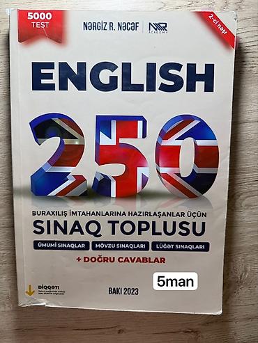 Testlər: Məhsul: İngilis dili üzrə hazırlıq kitabları paketi 1) “English – — 4