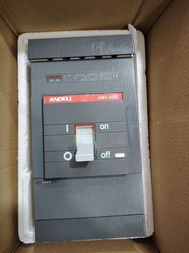 işlənmiş dam örtüsü: ANDELI AM3-400L kalpaklı avtomatik açar (MCCB) - Model: AM3-400L -