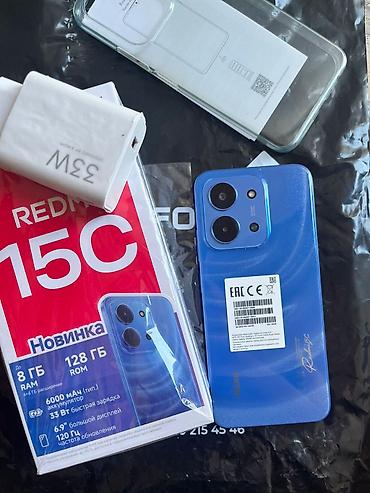 iphonr 1: Redmi 128 GB, rəng - Mavi, Sənədlərlə — 1