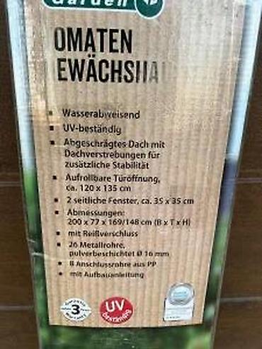 Ostala baštenska oprema: Plastenik za paradajz – Powertec Garden - Tip: Tomaten Gewächshaus — 11