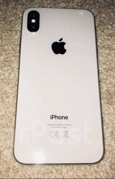 продам iphone 10: IPhone X, Б/у, 256 ГБ, White Titanium, Чехол, 100 %