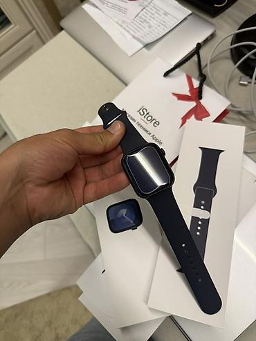 часы apple watch 9: Apple Watch Series 9, 45 мм, модель A2980 (MR9A3CH/A). Цвет Midnight — 2