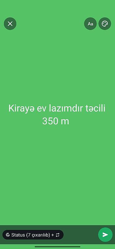 снять жилье в баку: Təcili kirayə ev axtarılır. Büdcə: 350 m. Axtarılan: sadə və rahat — 1