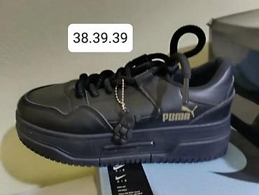 hermes papuce: Puma ženske patike – crne, sa platformom - Model: niskoprofilne — 1