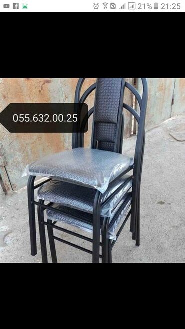Stullar: Kafe cayxana ücün. 13manatdan başlayır. 20man qeder. Stol stul desti — 15