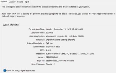 Dell: İşlənmiş Dell Inspiron, 16 ", Intel Core i5, 512 GB, Pulsuz çatdırılma, Ünvandan götürmə, Rayonlara çatdırılma — 13