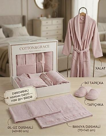 yeni il sufre: Hamam üçün Yeni rəng - Mavi Pambıq Dəsmal, Ödənişli çatdırılma, Rayonlara çatdırılma — 4