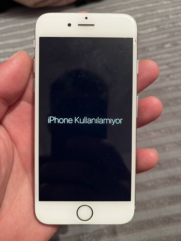 Apple iPhone: IPhone 6s, 64 GB, Gümüşü, Barmaq izi
