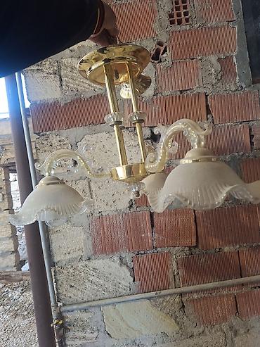 işlənmiş lüstür: Çılçıraq, 3 lampa, Metal — 4