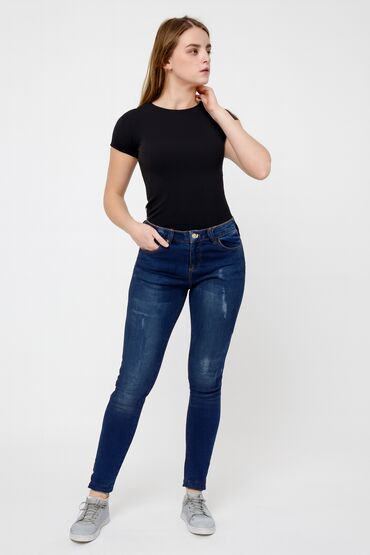 dżinsy skinny high ankle: Rinascimento, Джинси жіночі, S