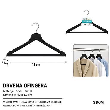 KMT Premium A crni jednobojni za odrasle – kapa/vešalica (SKU na lalafo.rs KMT Premium A crni jednobojni za odrasle – kapa/vešalica (SKU