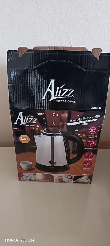 şirin pişikler: Alizz Professional A85A elektrik çaydanı - Tutum: 2.0 litr - 360° — 2
