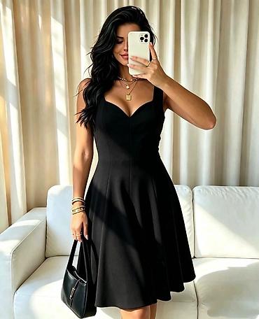 elastiu: Ženska elegantna midi haljina bez rukava ✨️Haljinica 2.500 dinara ✨️ — 3