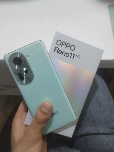 işlemiş telefonlar: Oppo Reno, 256 GB, rəng - Yaşıl, İki sim kartlı